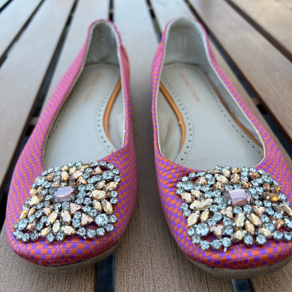 A͙d͙r͙i͙e͙n͙n͙e͙ V͙i͙t͙t͙a͙d͙i͙n͙i͙ Bejeweled Multicolor Flats - Picture 8 of 10